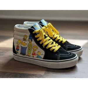 Vans x The Simpsons‎ Sk8-Hi High Top Sneakers Multicolor Womens 5.5